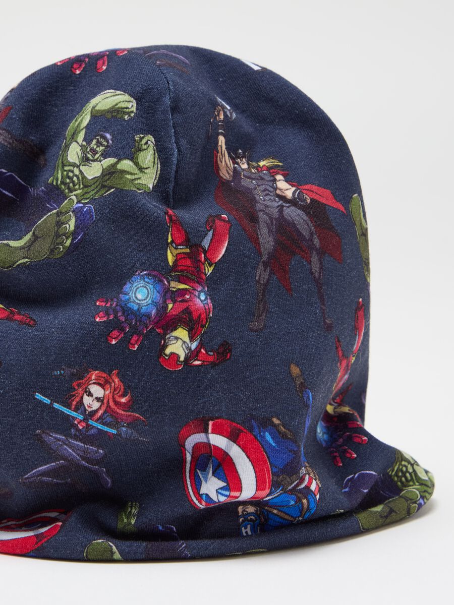 Organic cotton hat with Avengers print_2