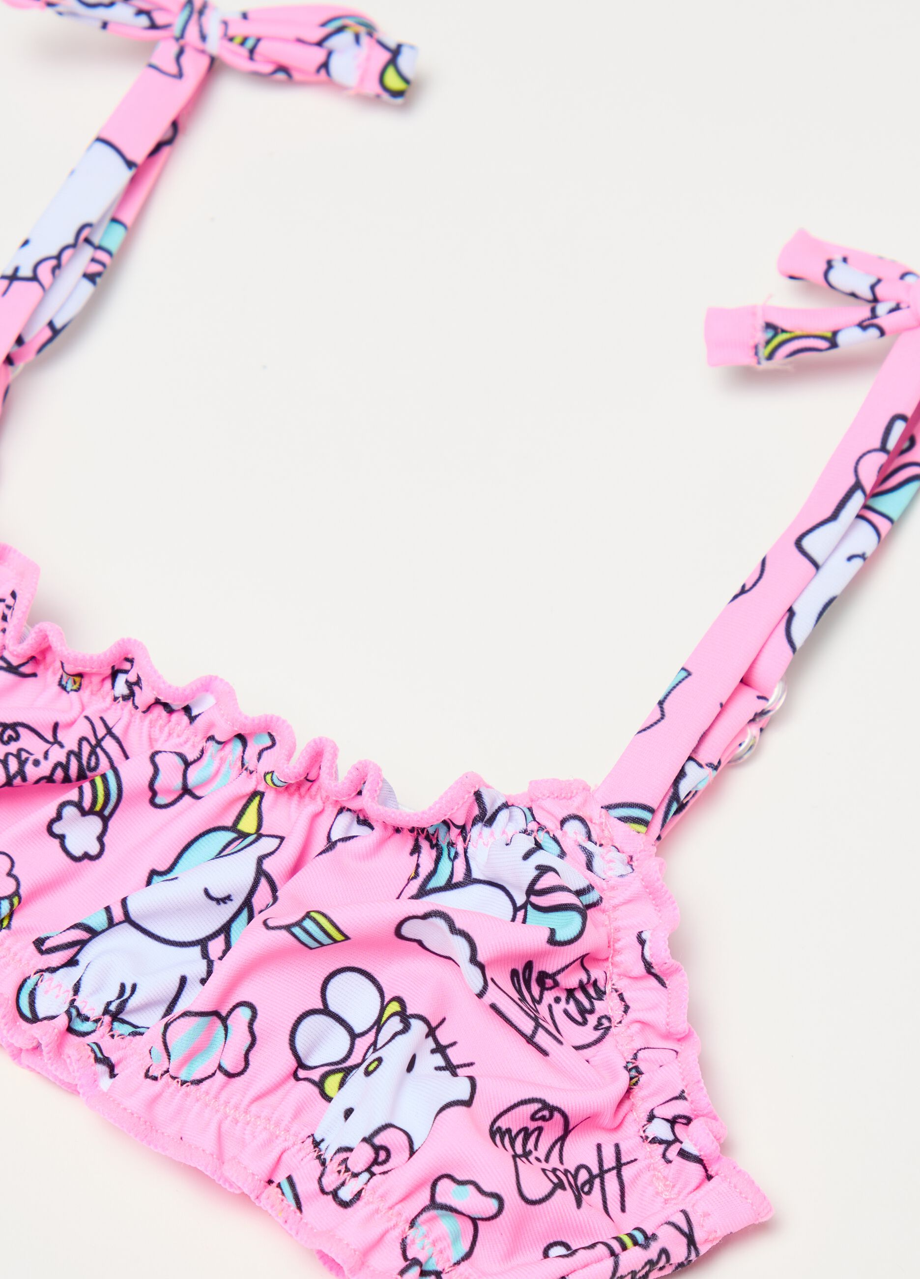 Bikini with Hello Kitty print