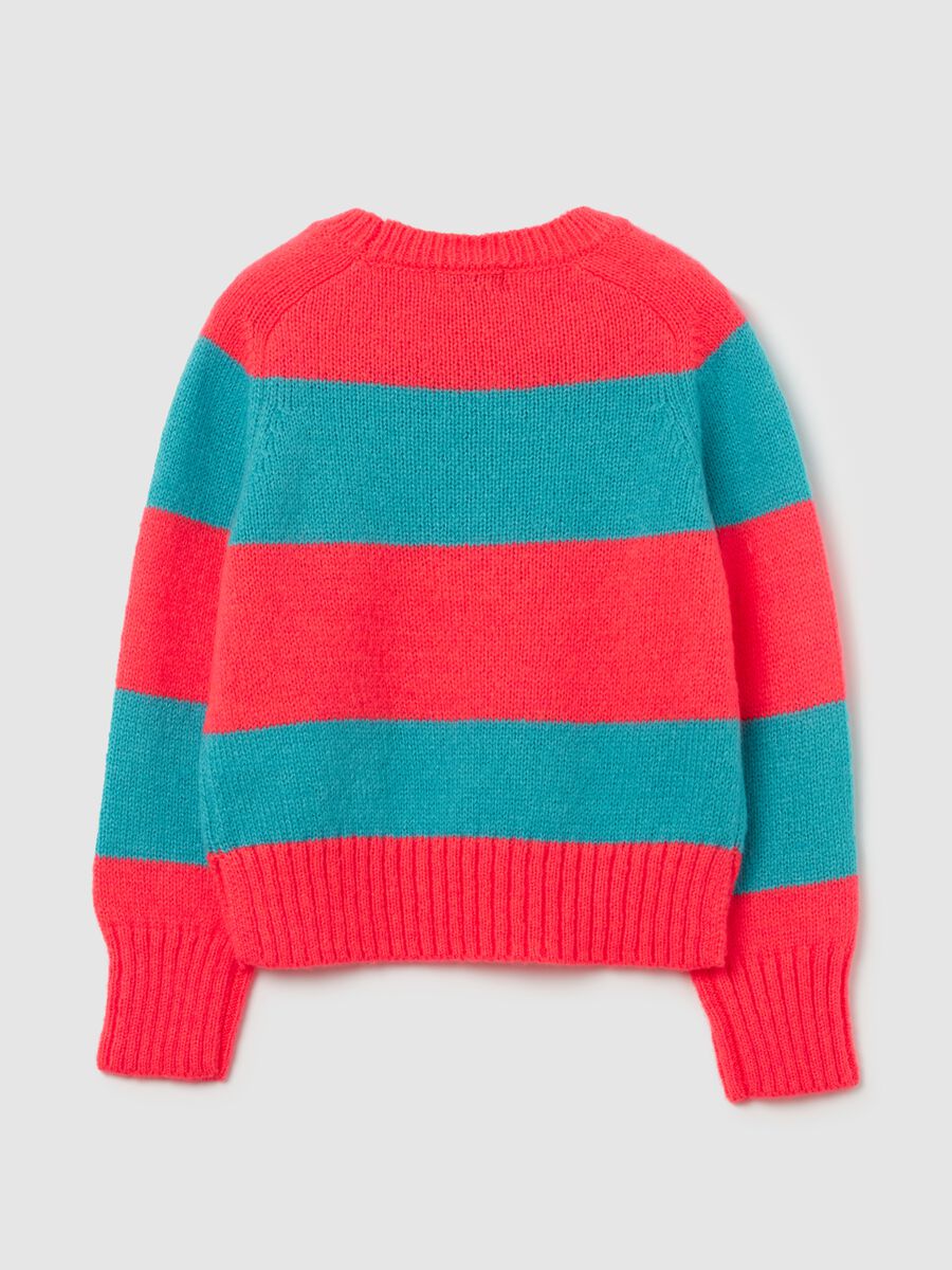 Pullover with striped pattern_1