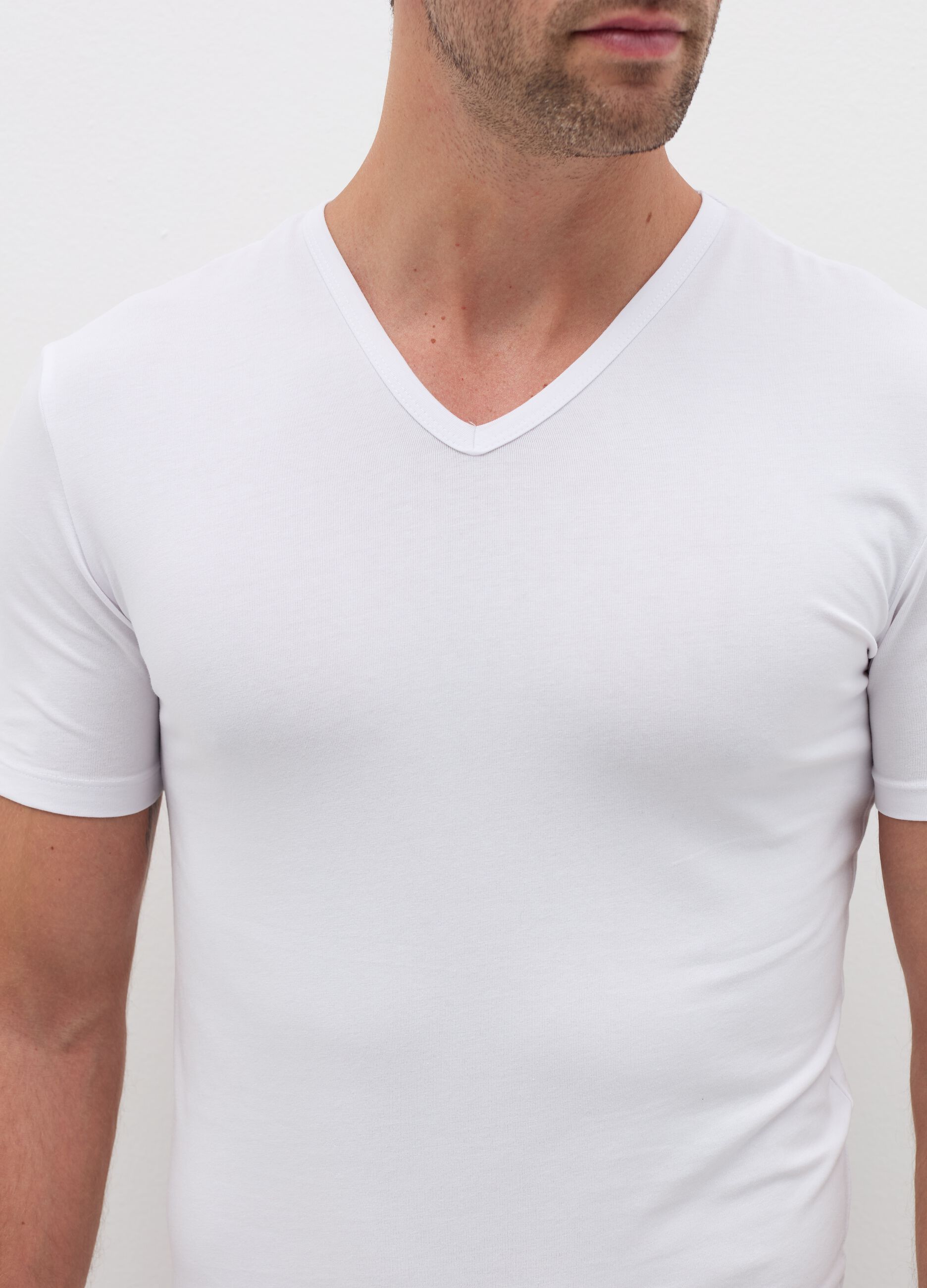 Two-pack organic cotton undershirts