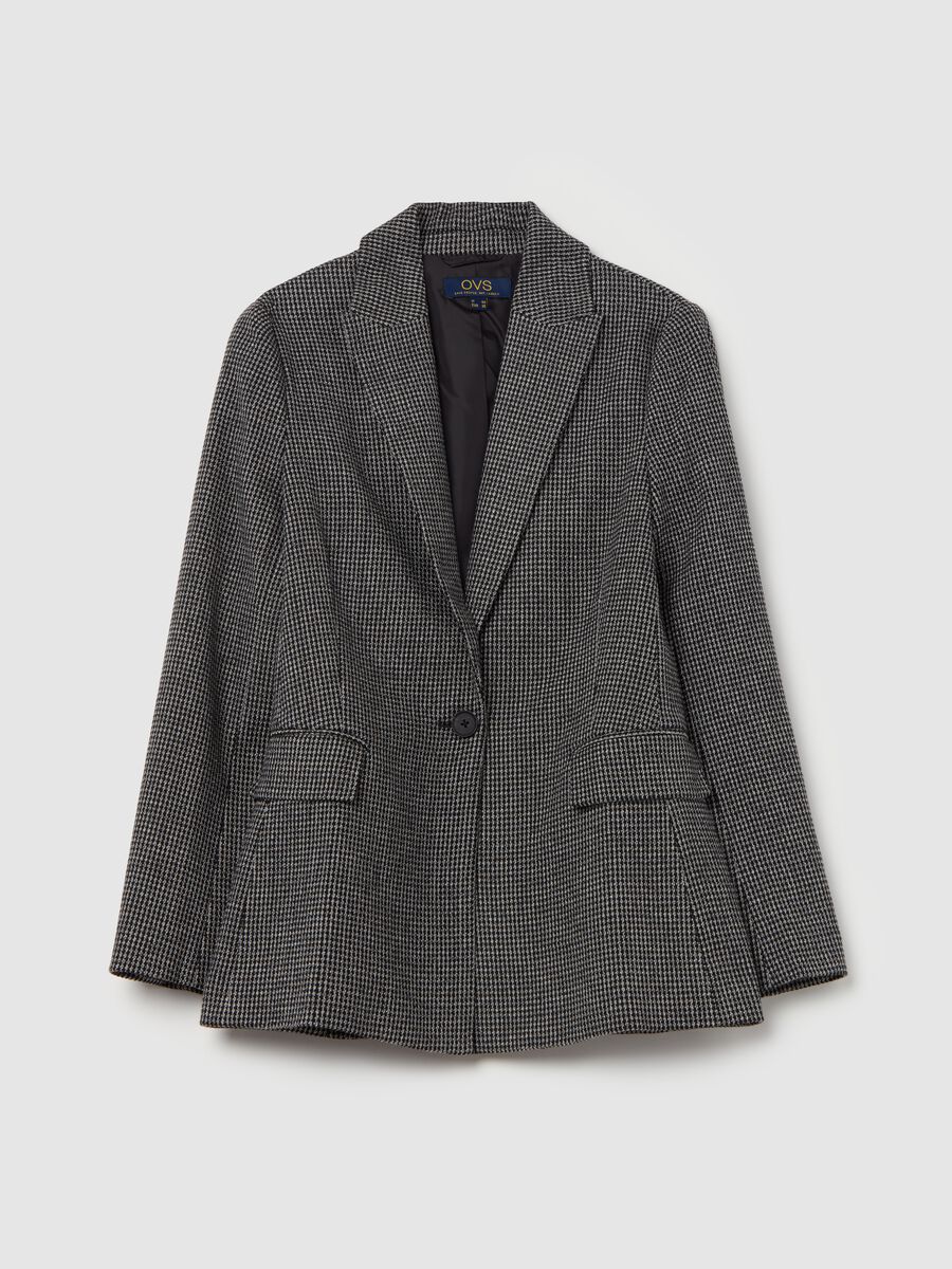 Single-breasted blazer with pockets_4