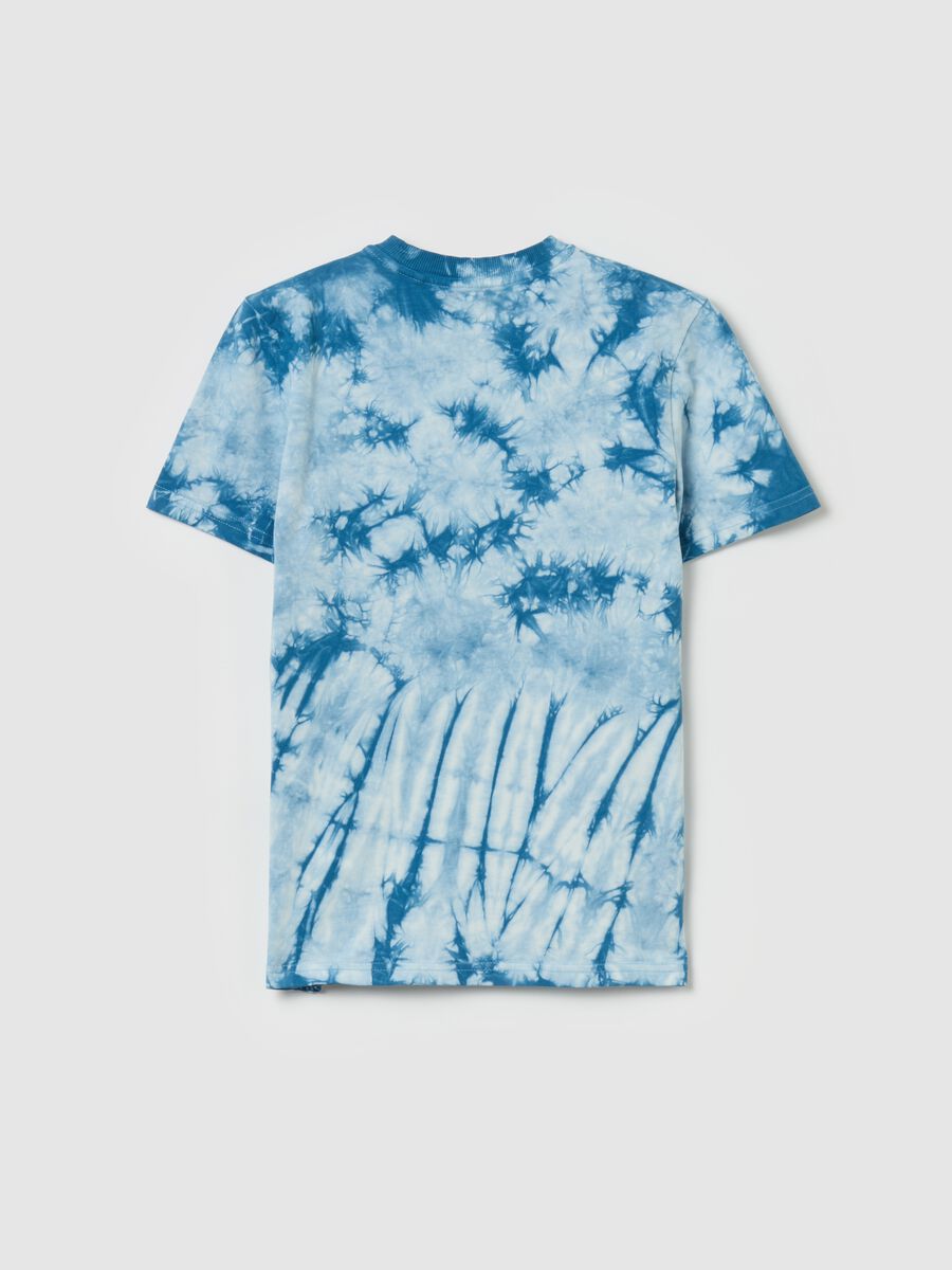 T-shirt Tie Dye con stampa "That's Rad"_1