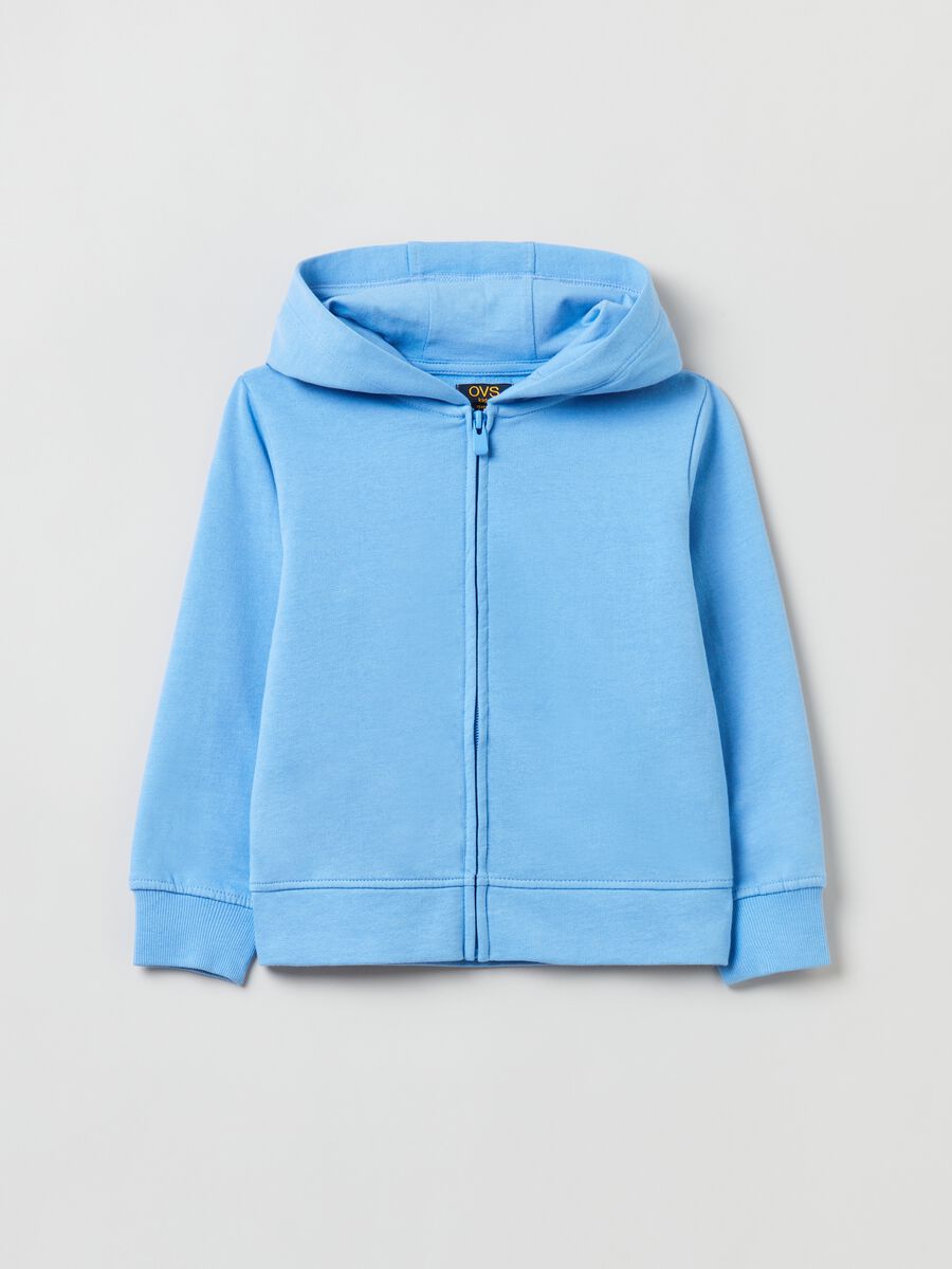 Full-zip plush hoodie_1