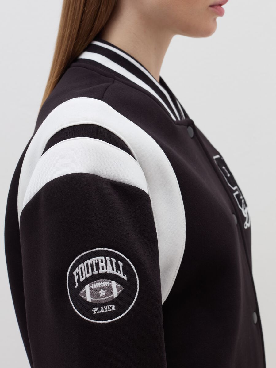 Oversized varsity bomber jacket with embroidery_3