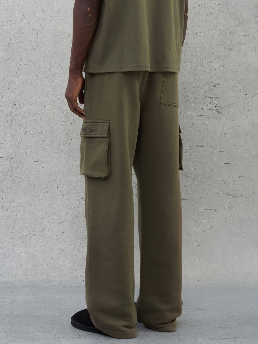 Cargo Sweatpants Military Green_2