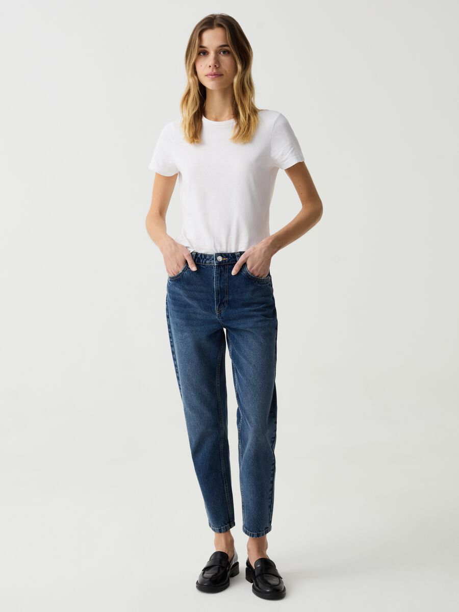 fvwitlyh Pants for Women Mod Mom Length Jeans Slim Bell Jeans