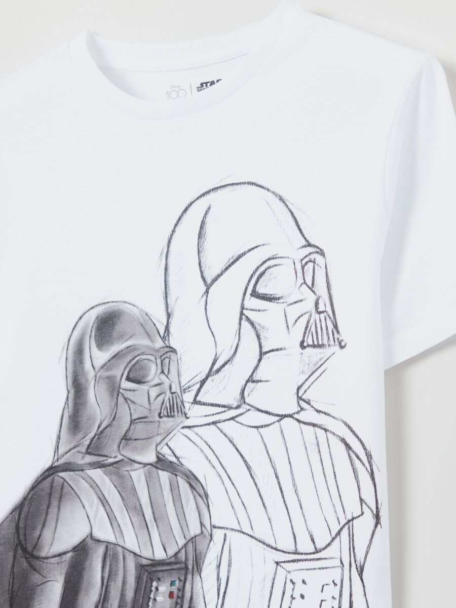 T-shirt in cotone con stampa Darth Vader_2