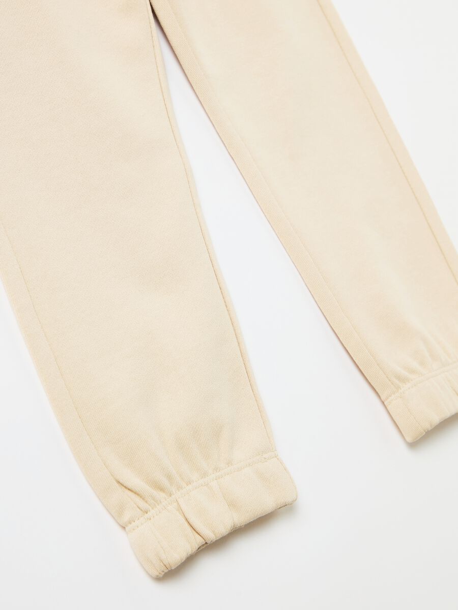 Essential joggers in cotton with drawstring_3