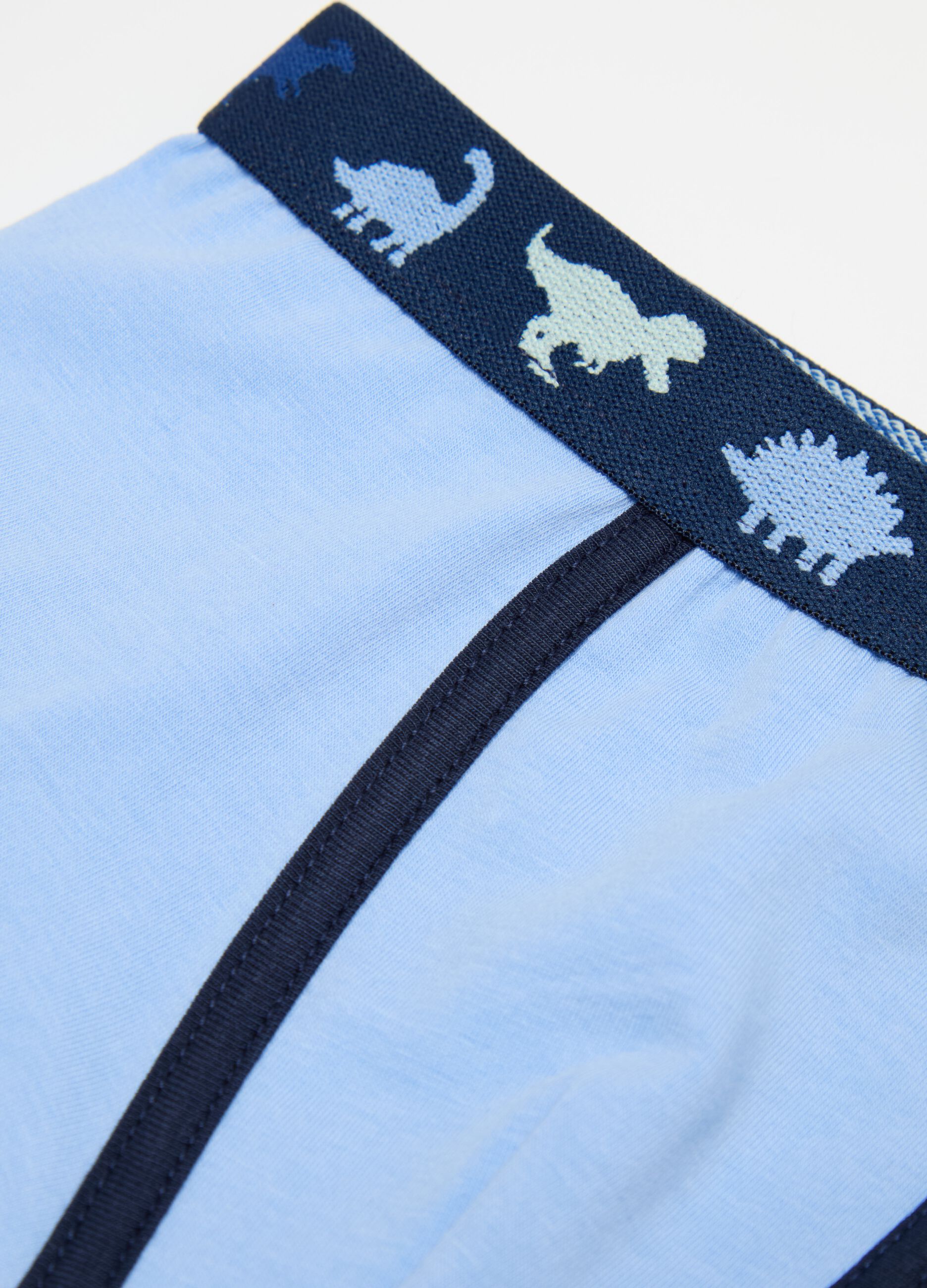 Organic cotton boxer shorts with print