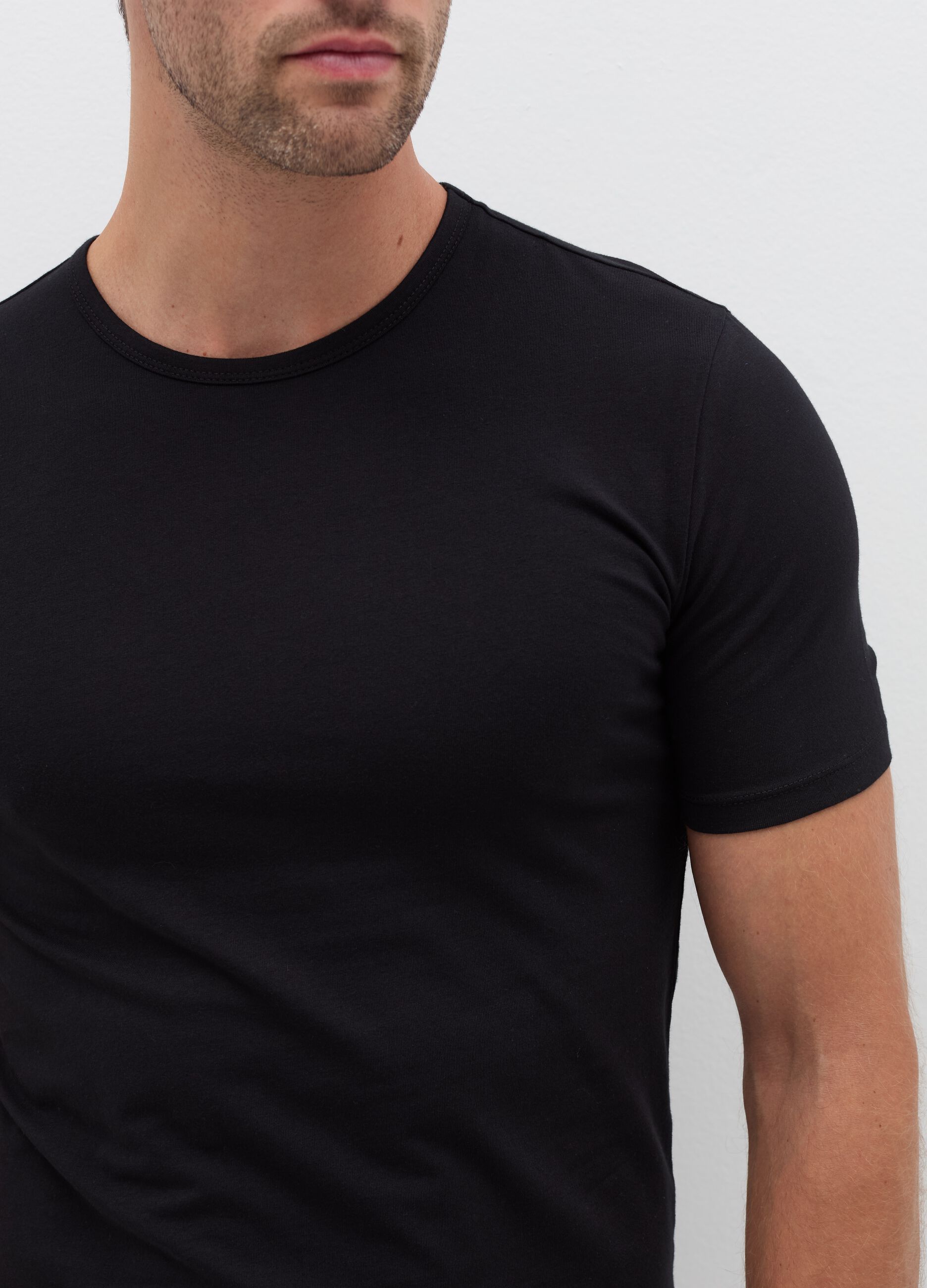 Two-pack organic cotton undershirts