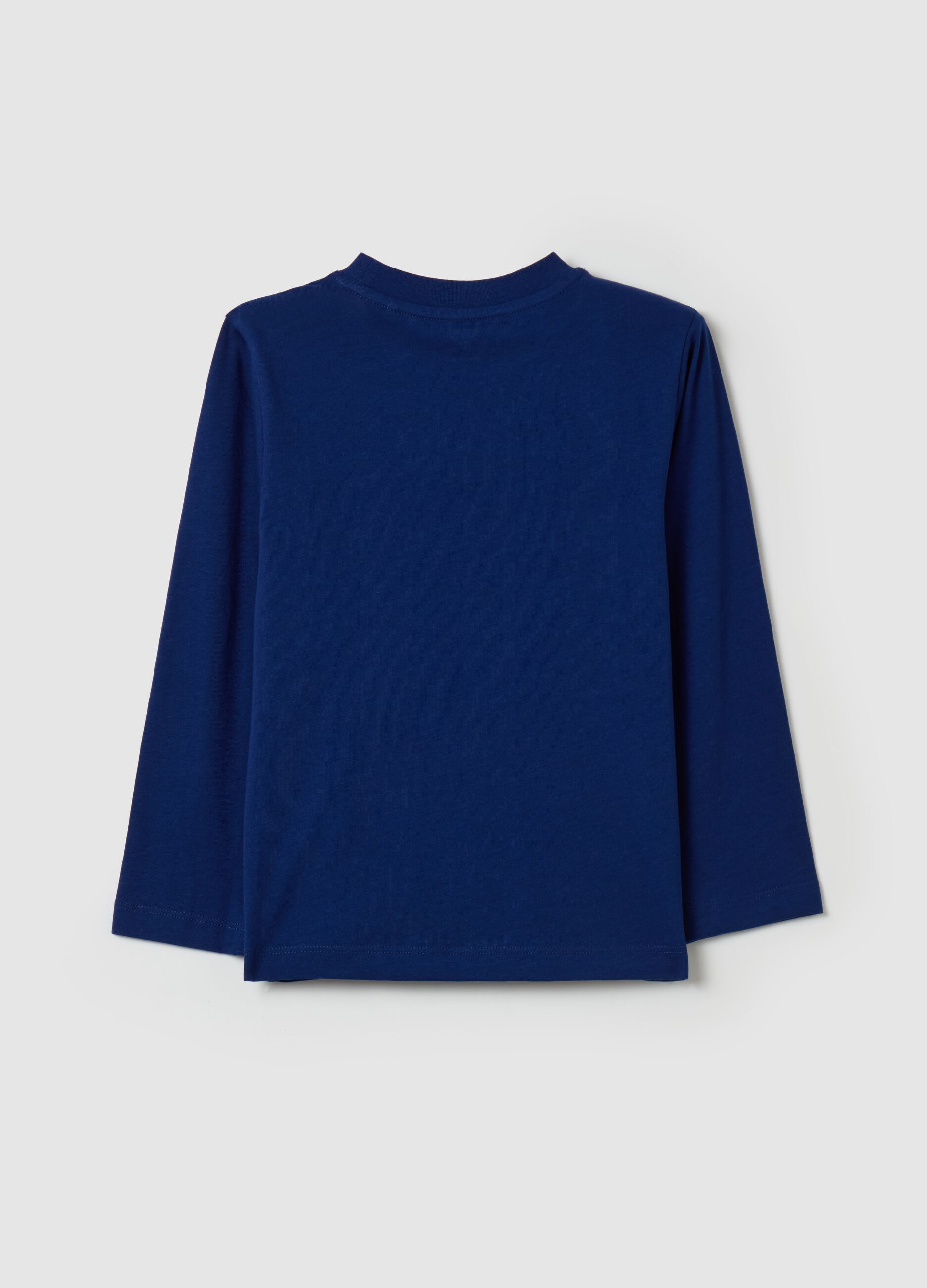 Long-sleeved T-shirt in organic cotton