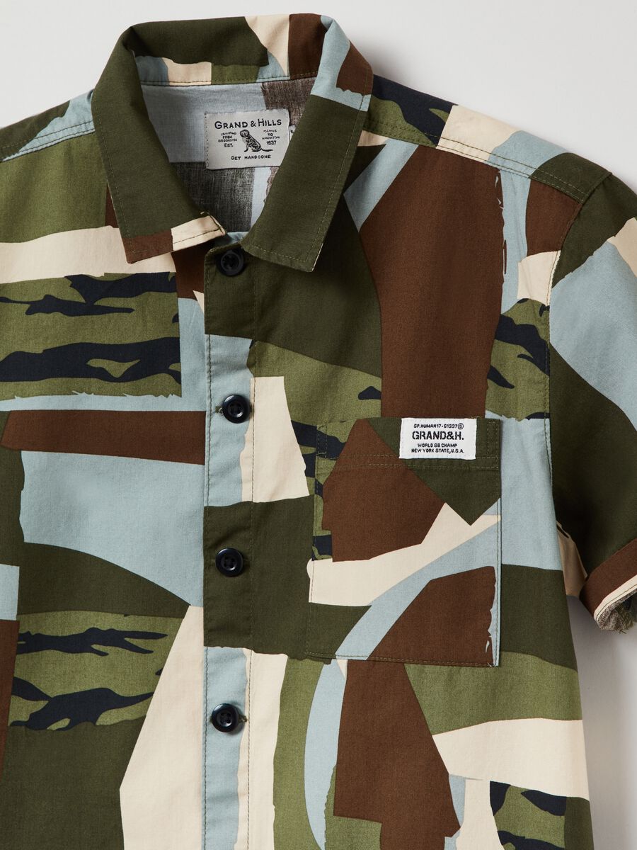 Grand&Hills shirt with camouflage print_2