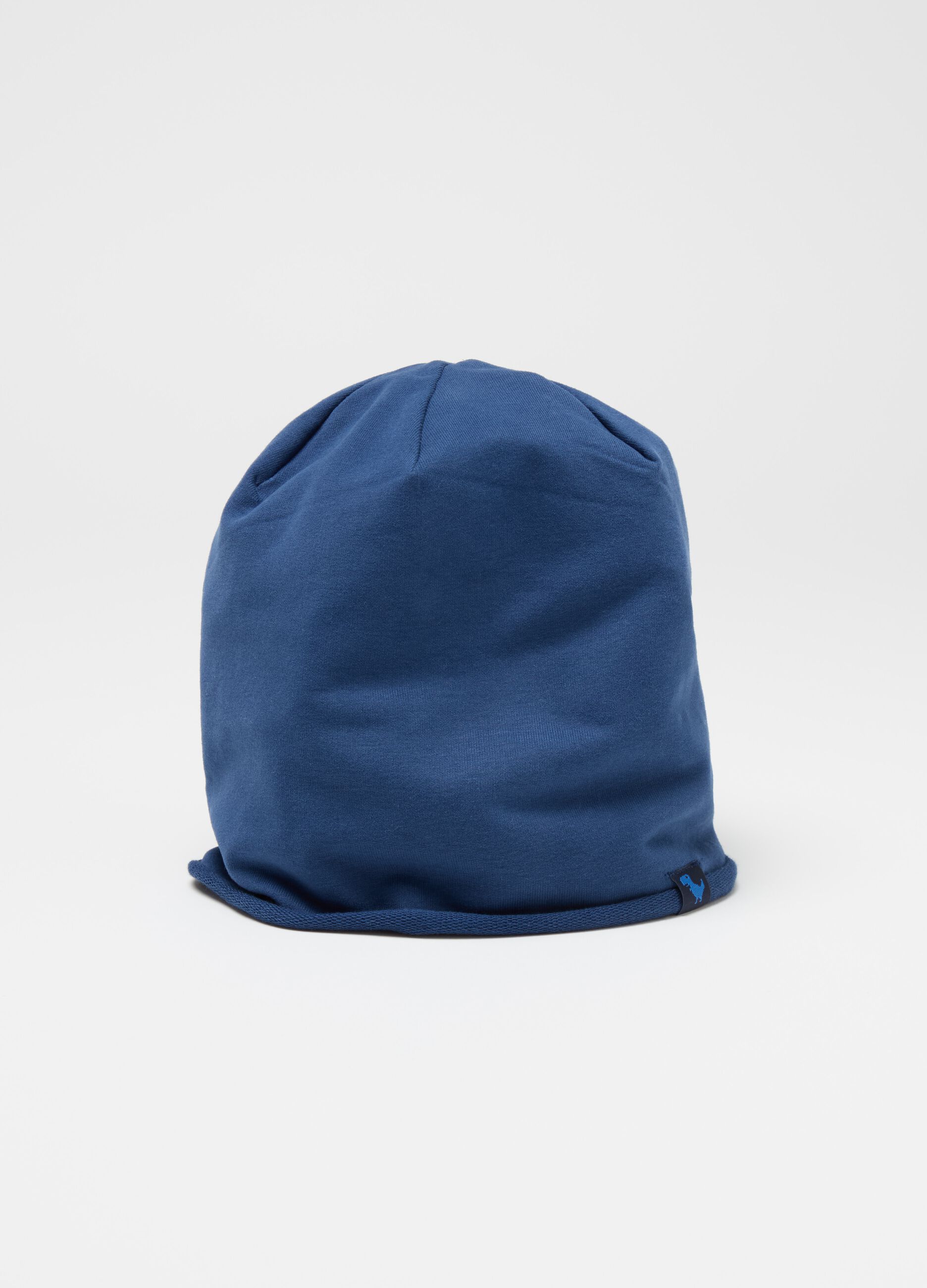 Solid colour hat in French terry