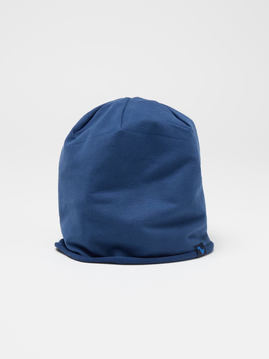 Solid colour hat in French terry_2