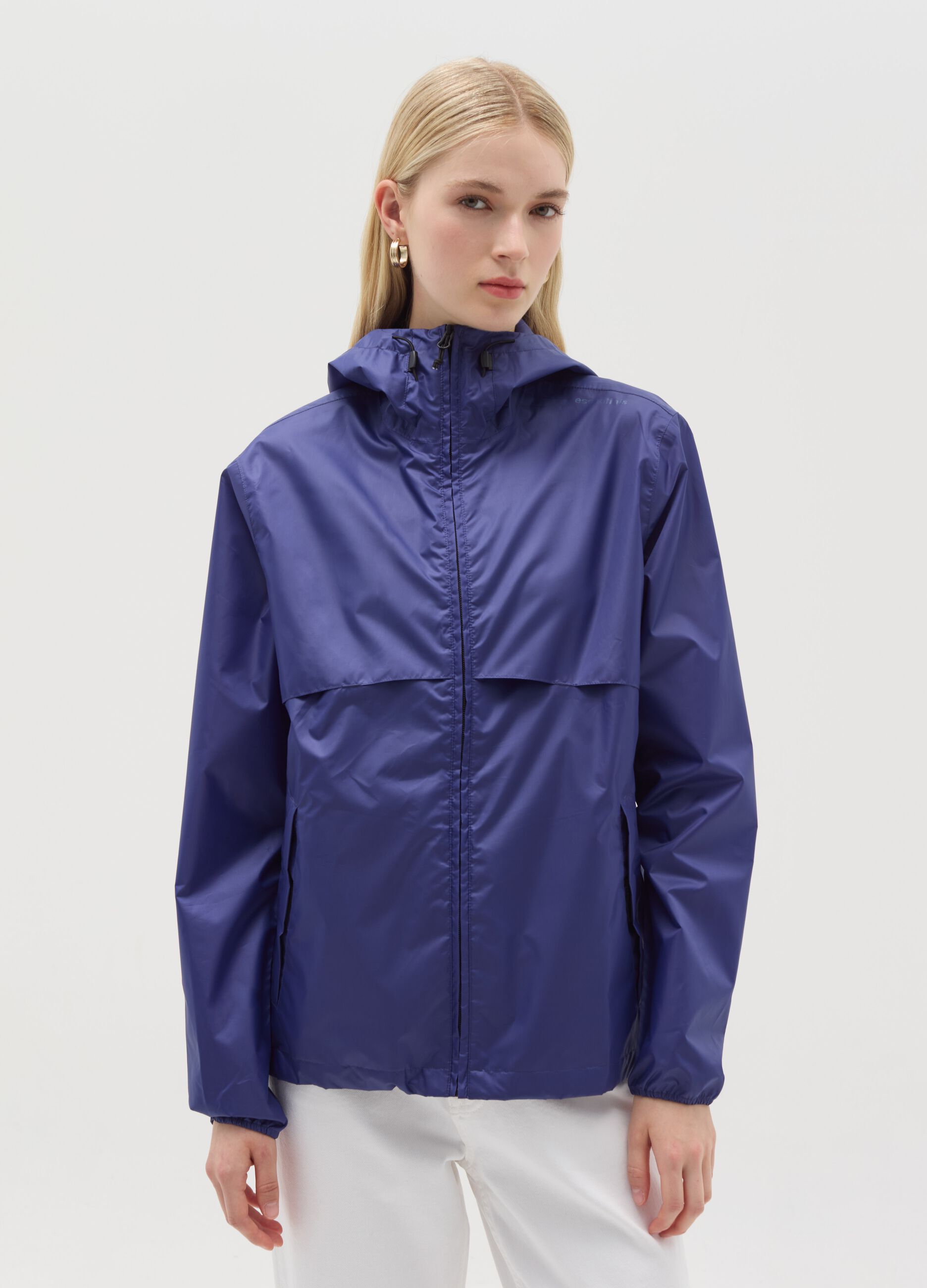 Full-zip waterproof jacket