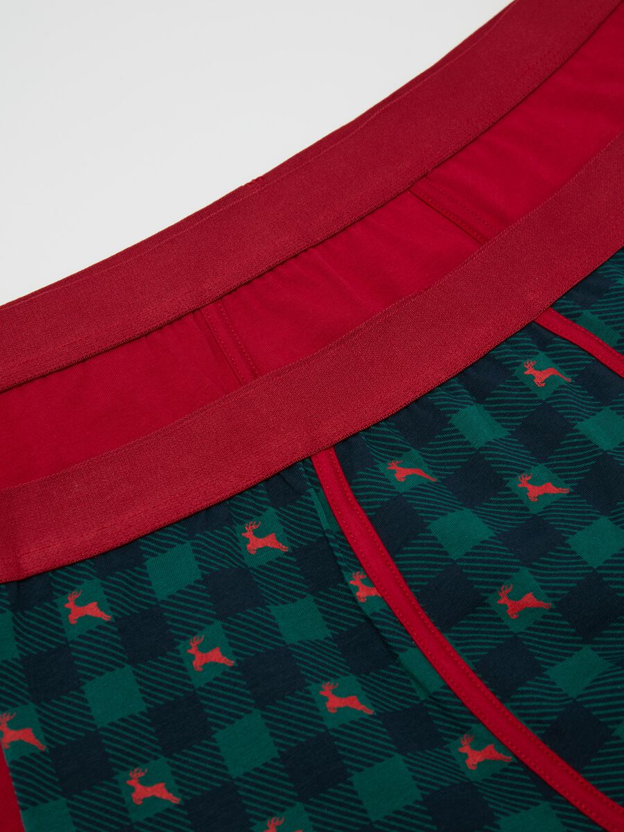 Bipack boxer in cotone bio fantasia tartan_1