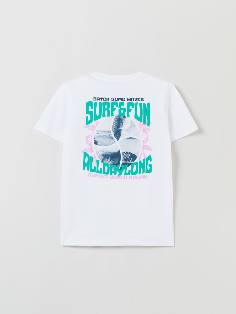 T-shirt con stampa surf Grand&Hills_1