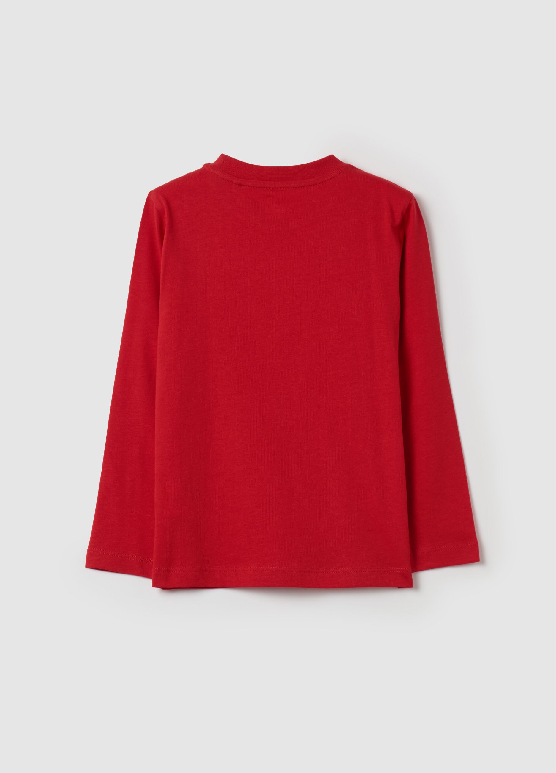 Long-sleeved T-shirt in organic cotton