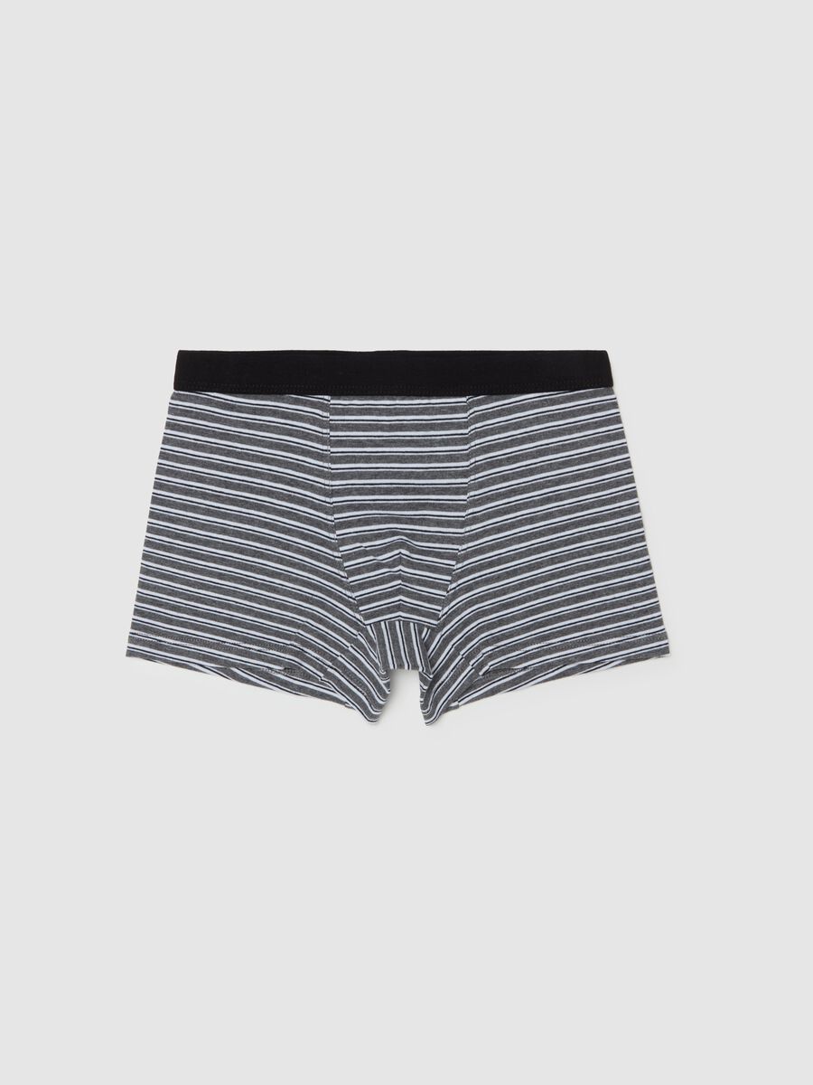 Organic cotton boxer shorts with striped pattern_0