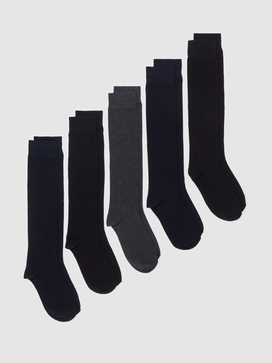 Five-pack stretch long socks_0