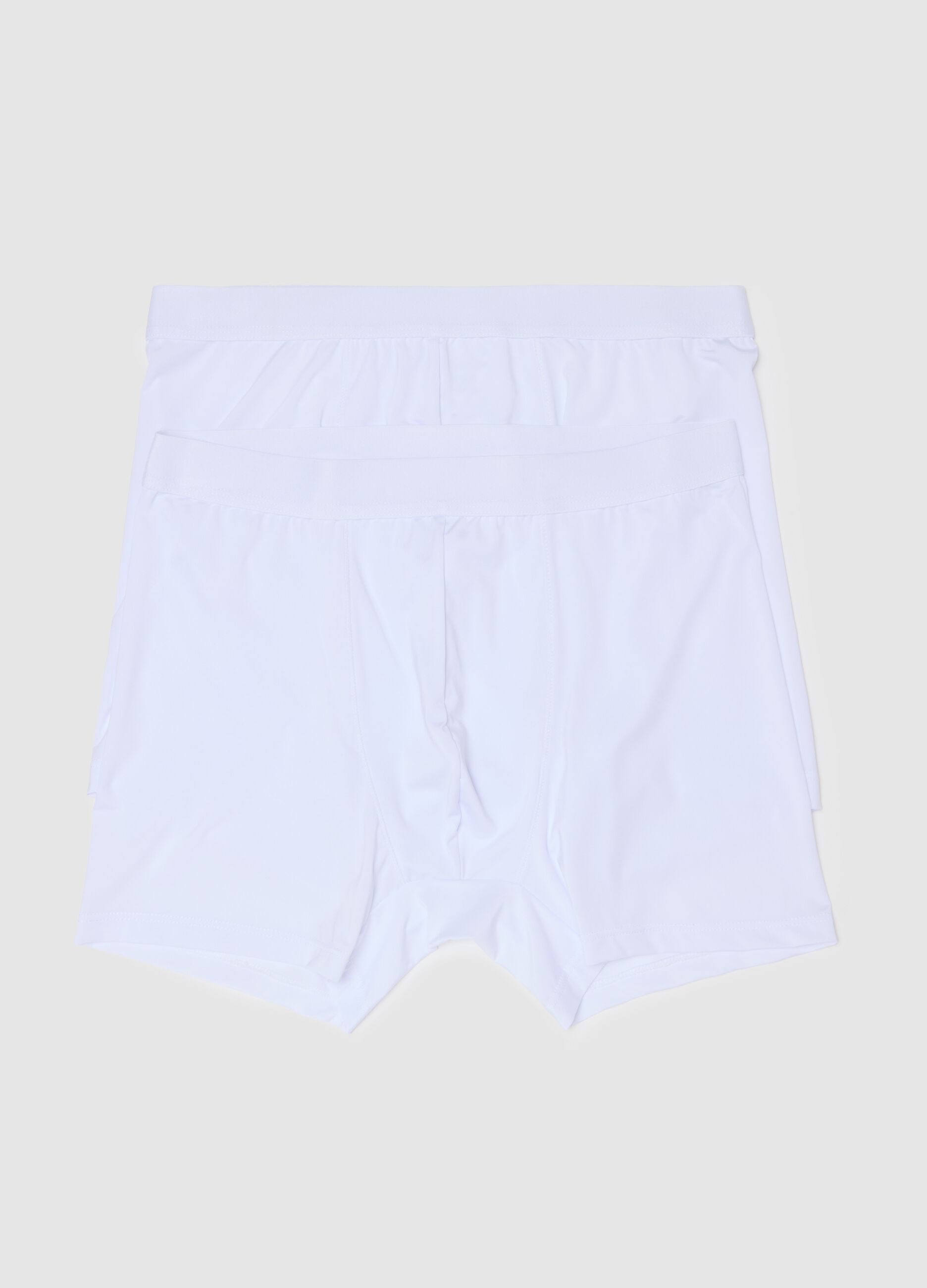 Bipack boxer midi in microfibra stretch