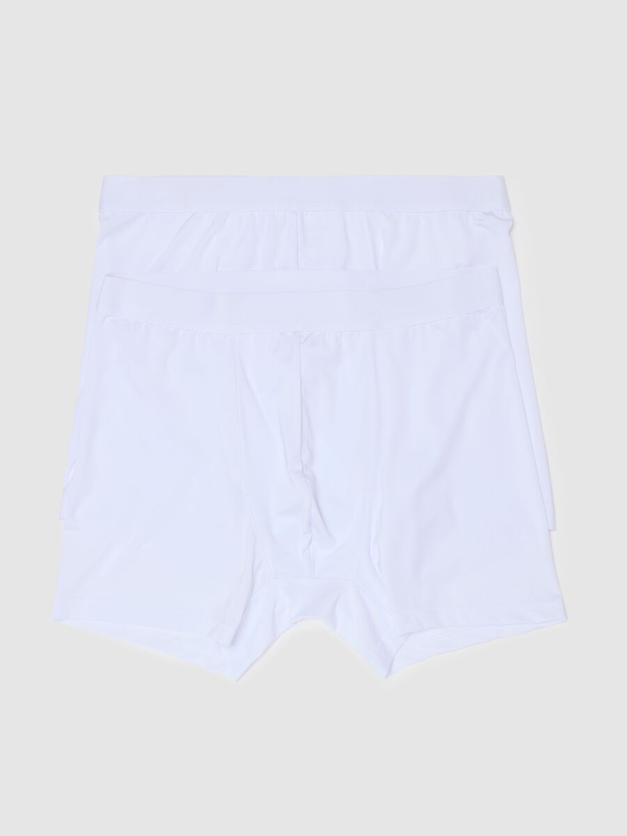 Bipack boxer midi in microfibra stretch_0