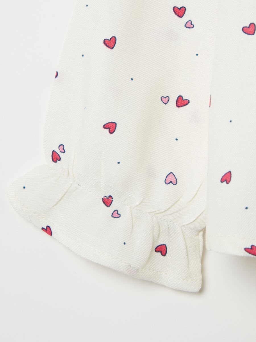 Viscose shirt with small hearts print_3