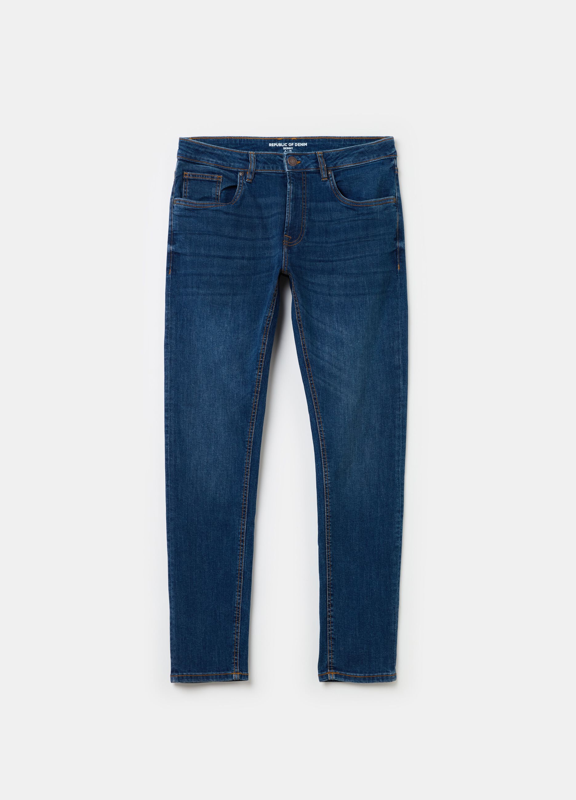 Skinny-fit stretch jeans with five pockets