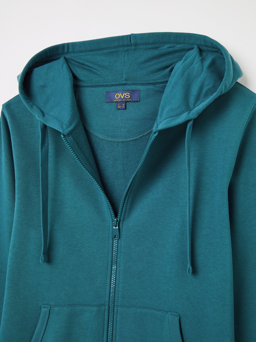 Full-zip sweatshirt with hood_5