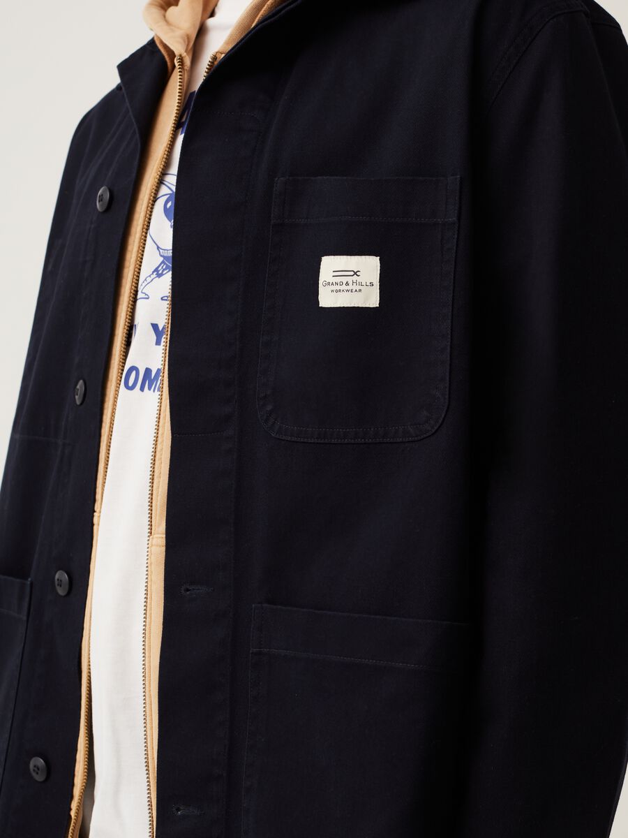 Grand&Hills workwear shacket in cotton _3