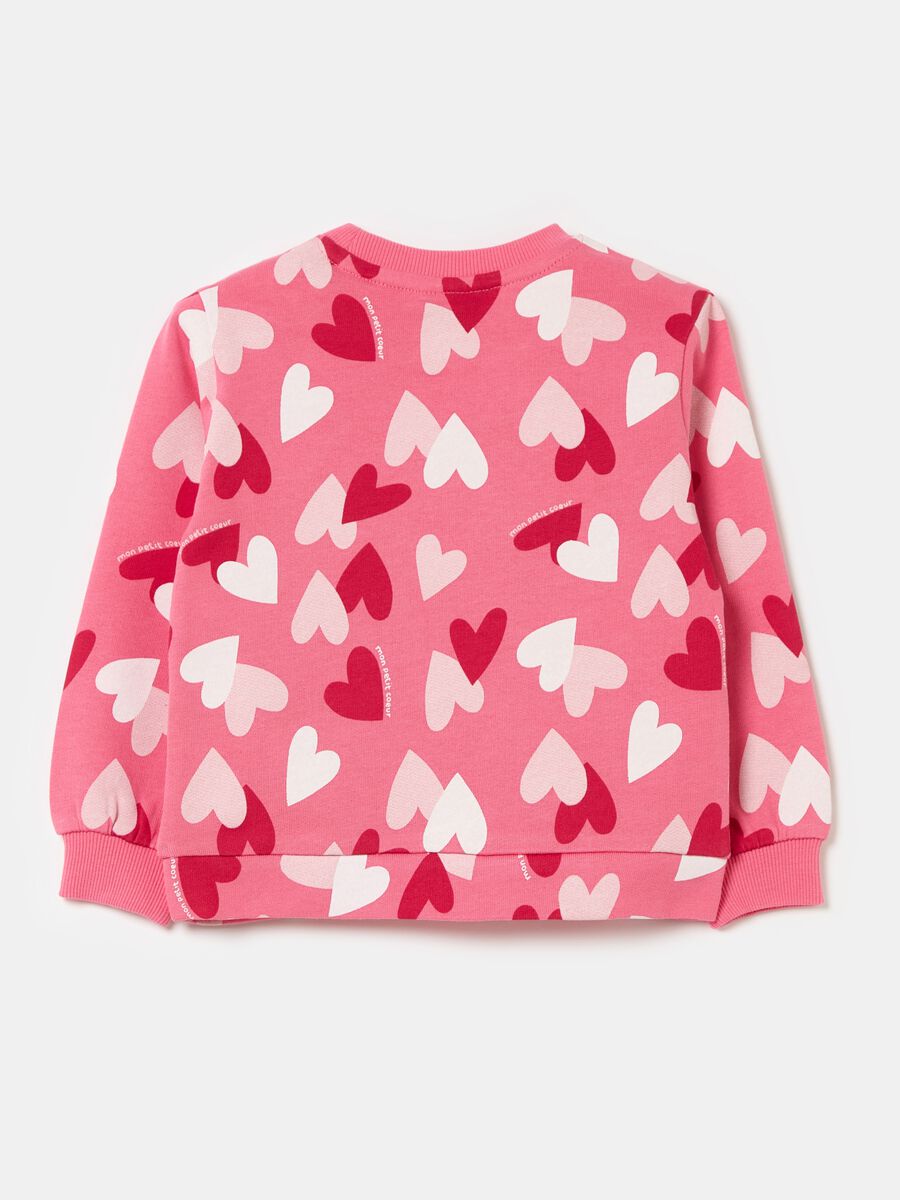 Sweatshirt with all-over hearts print_1