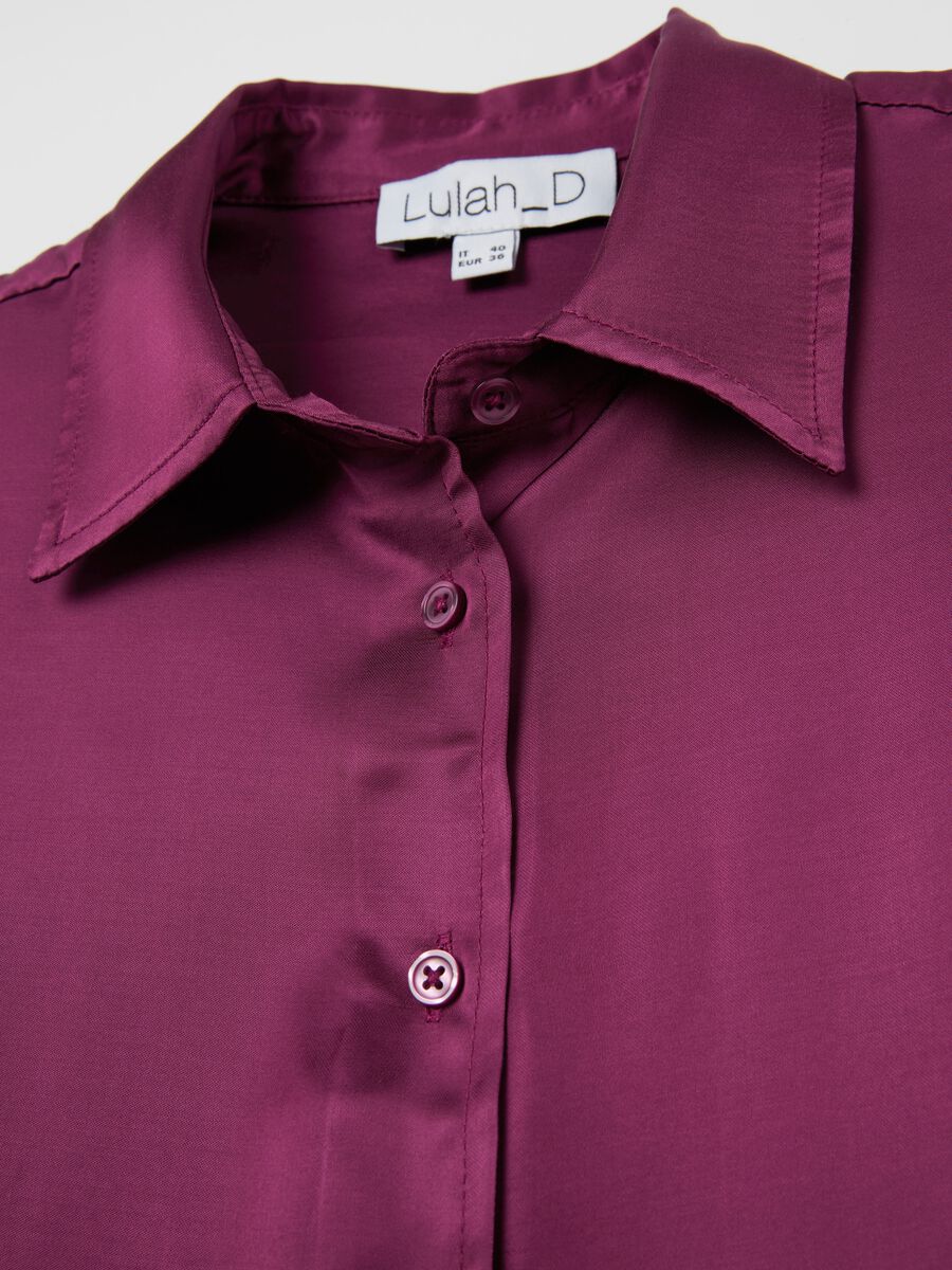 Solid colour viscose shirt_5