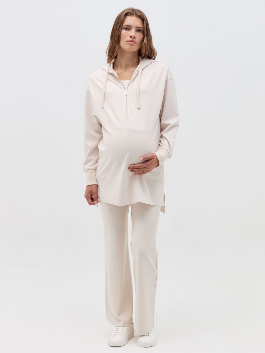 Maternity palazzo trousers in FSC® viscose_0