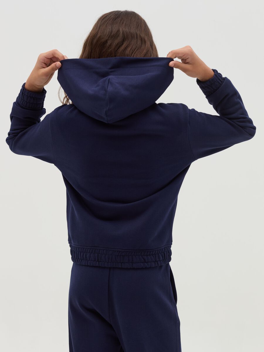 Essential organic cotton full-zip sweatshirt with hood_2