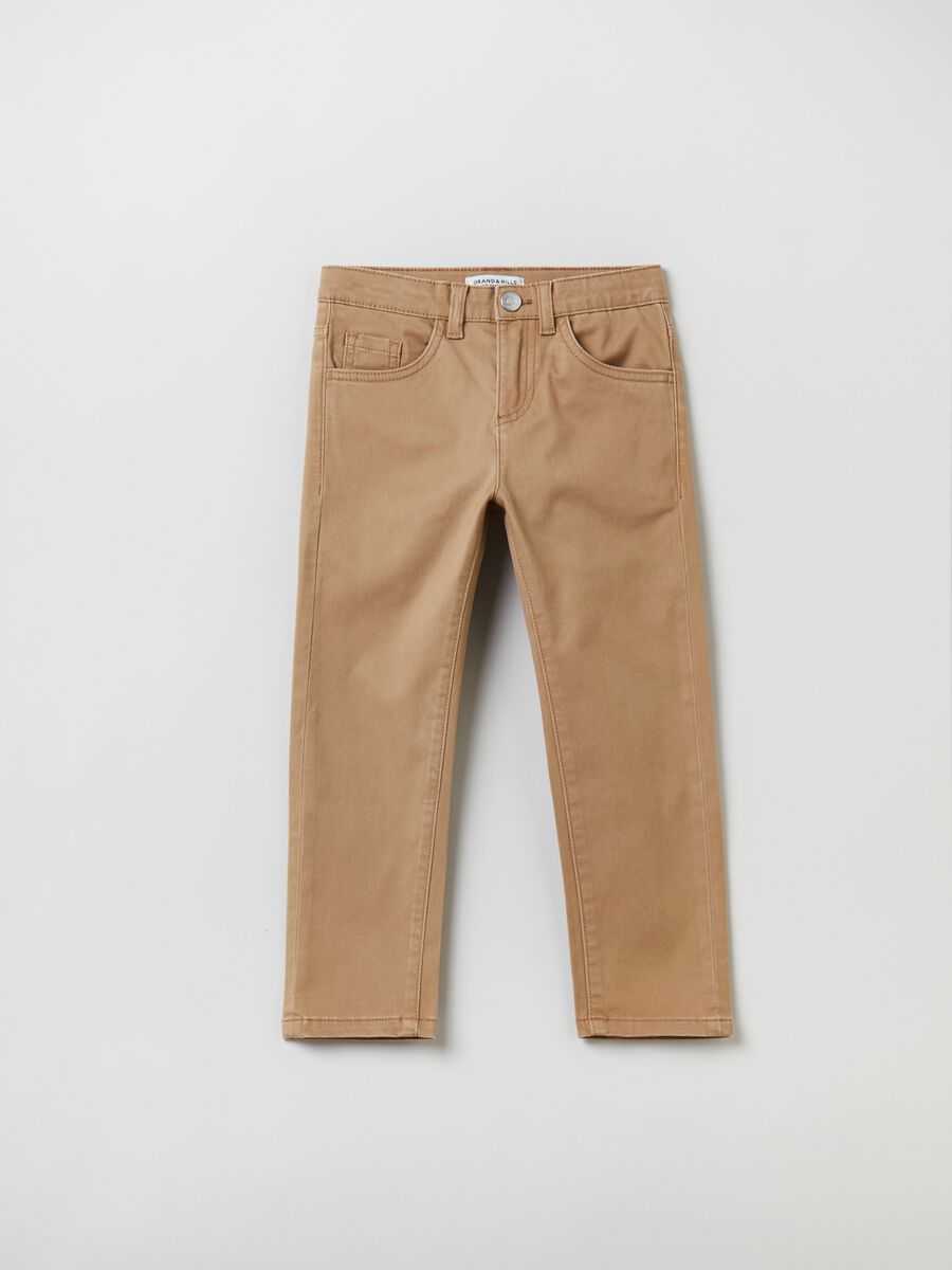 5-pocket slim fit trousers_0