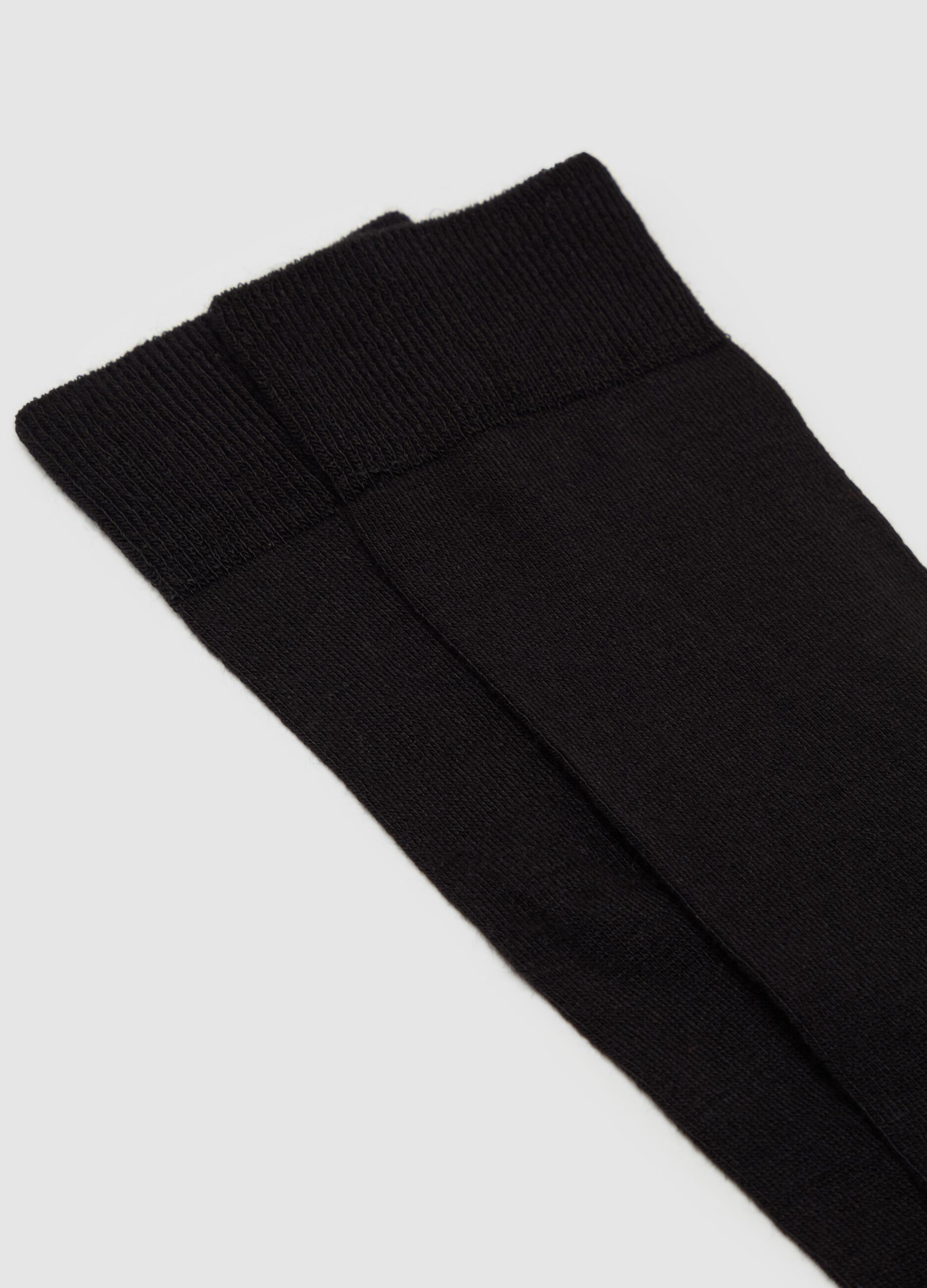 Two-pack midi socks in bamboo viscose