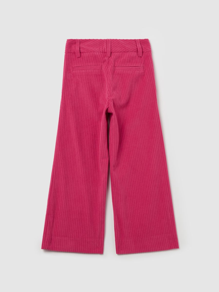 Wide-leg trousers in corduroy_4