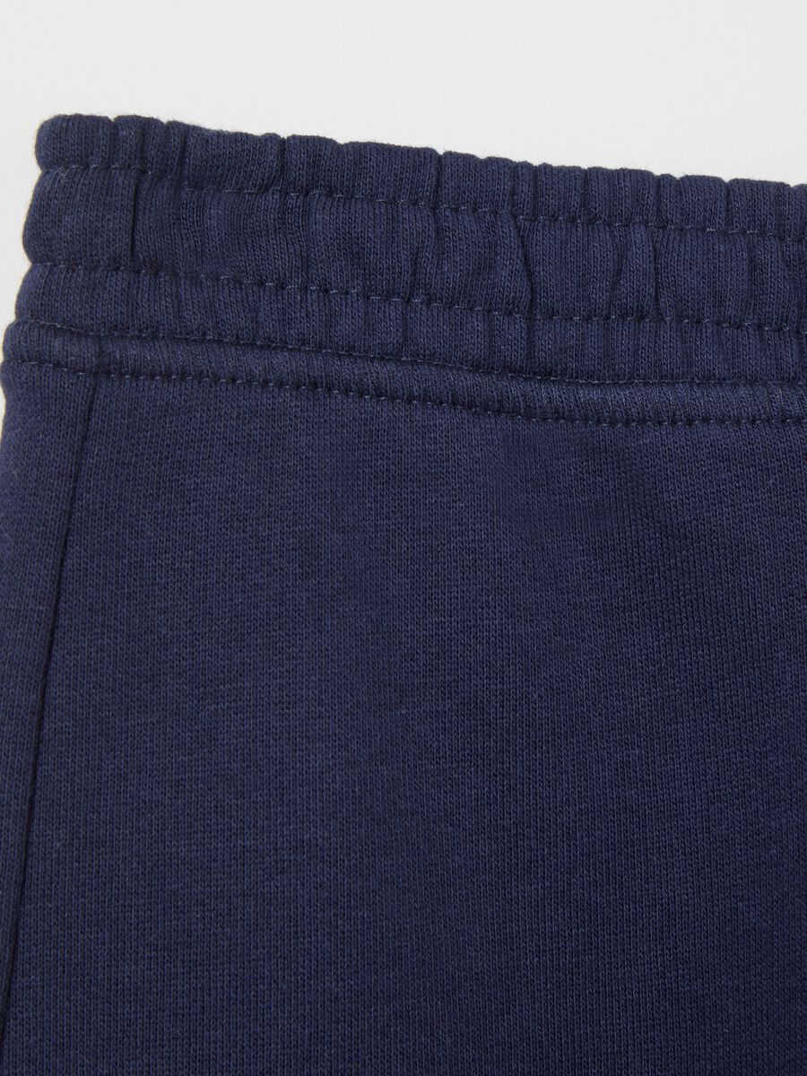 Fleece joggers with elasticated edging_2