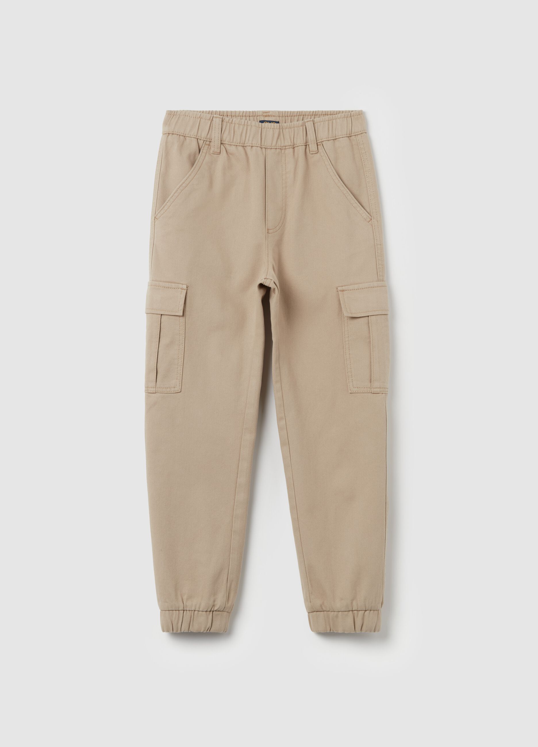 Cotton cargo joggers