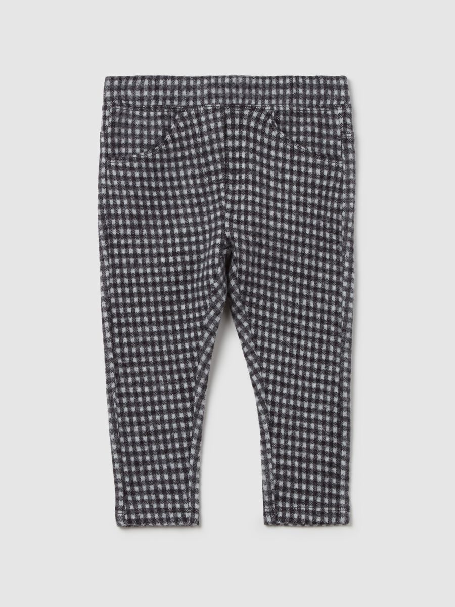 Treggings with check pattern_0