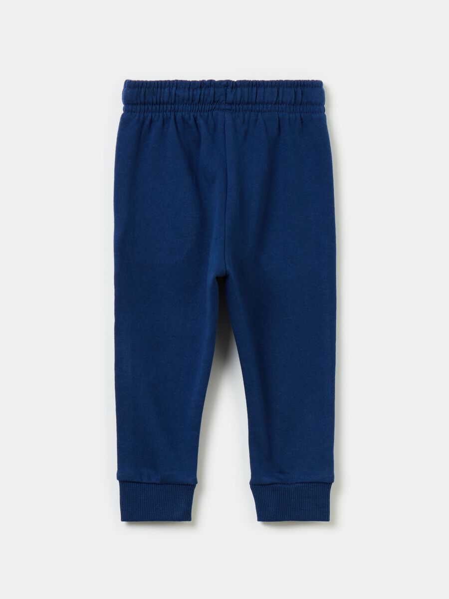 Fleece joggers with drawstring_1