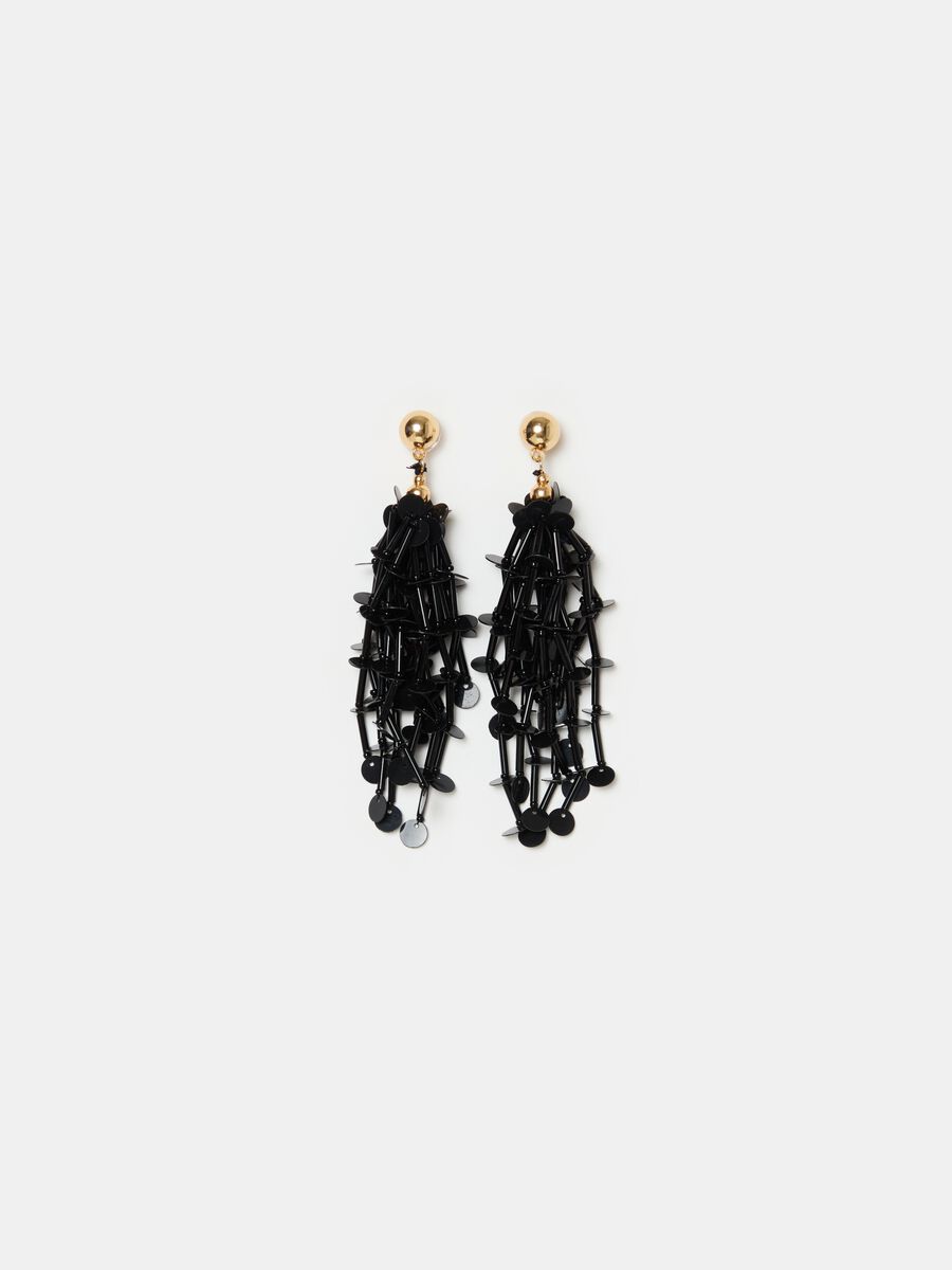 Earrings with sequins_0