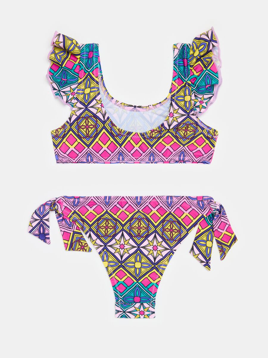 Bikini with ethnic pattern_1