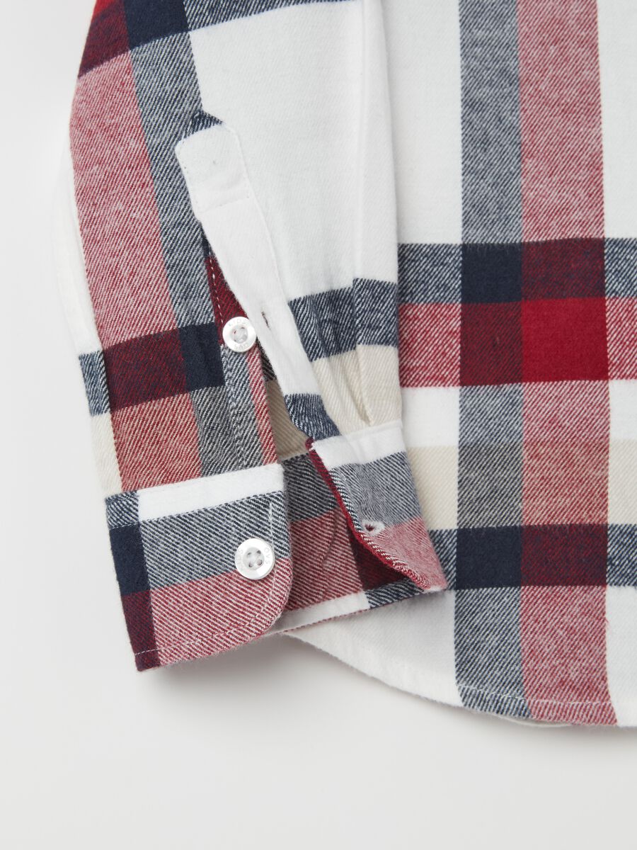 Shirt with check pattern in flannel_3