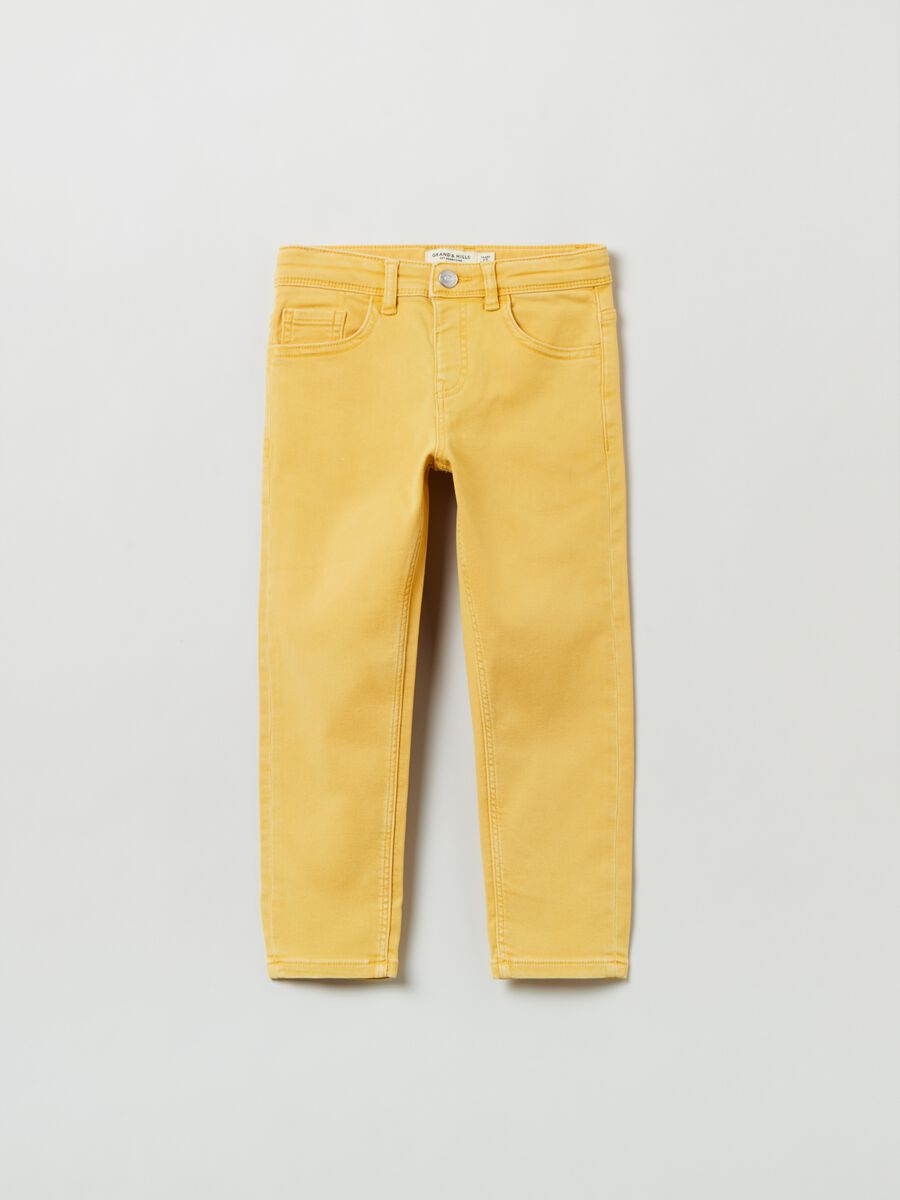 Five-pocket stretch trousers_1