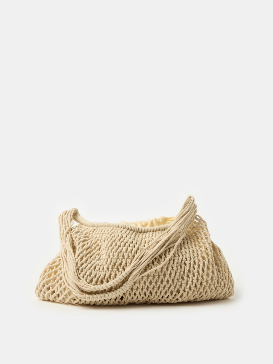 Openwork crochet bag_0