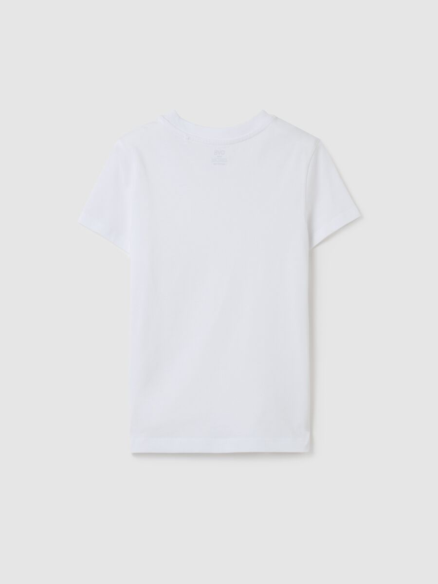 Solid colour T-shirt in organic cotton_4