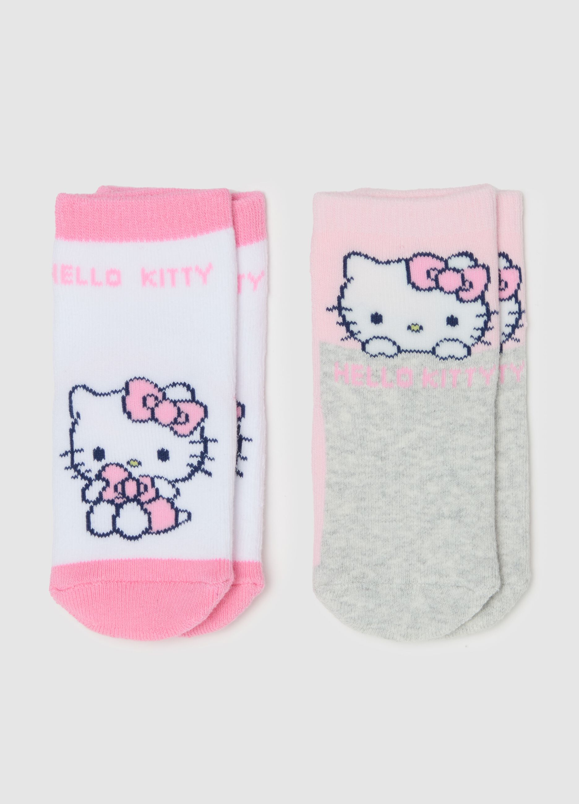 Bipack calze antiscivolo disegno Hello Kitty