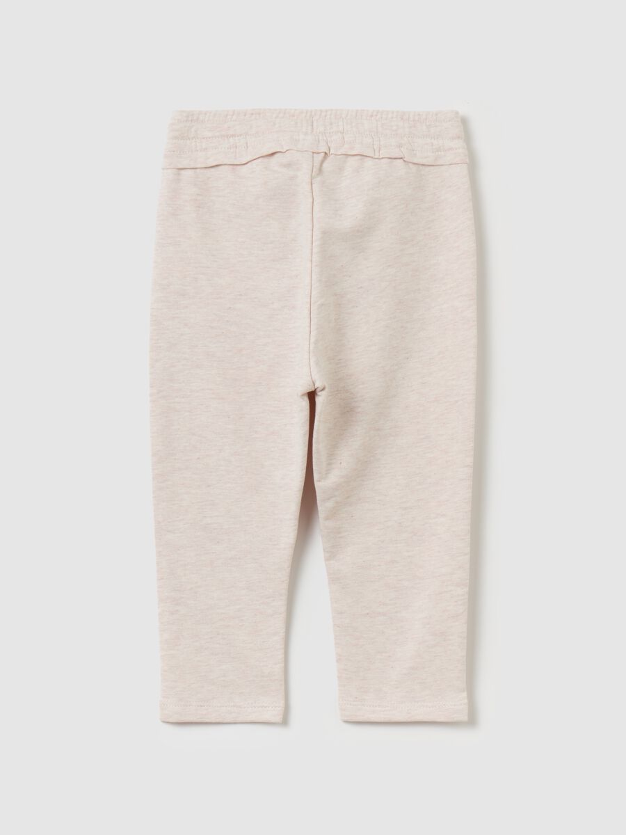 French terry joggers with drawstring_1