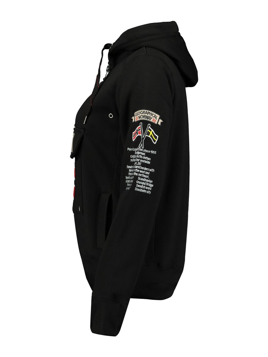 Geographical Norway half-zip sweatshirt with hood_2